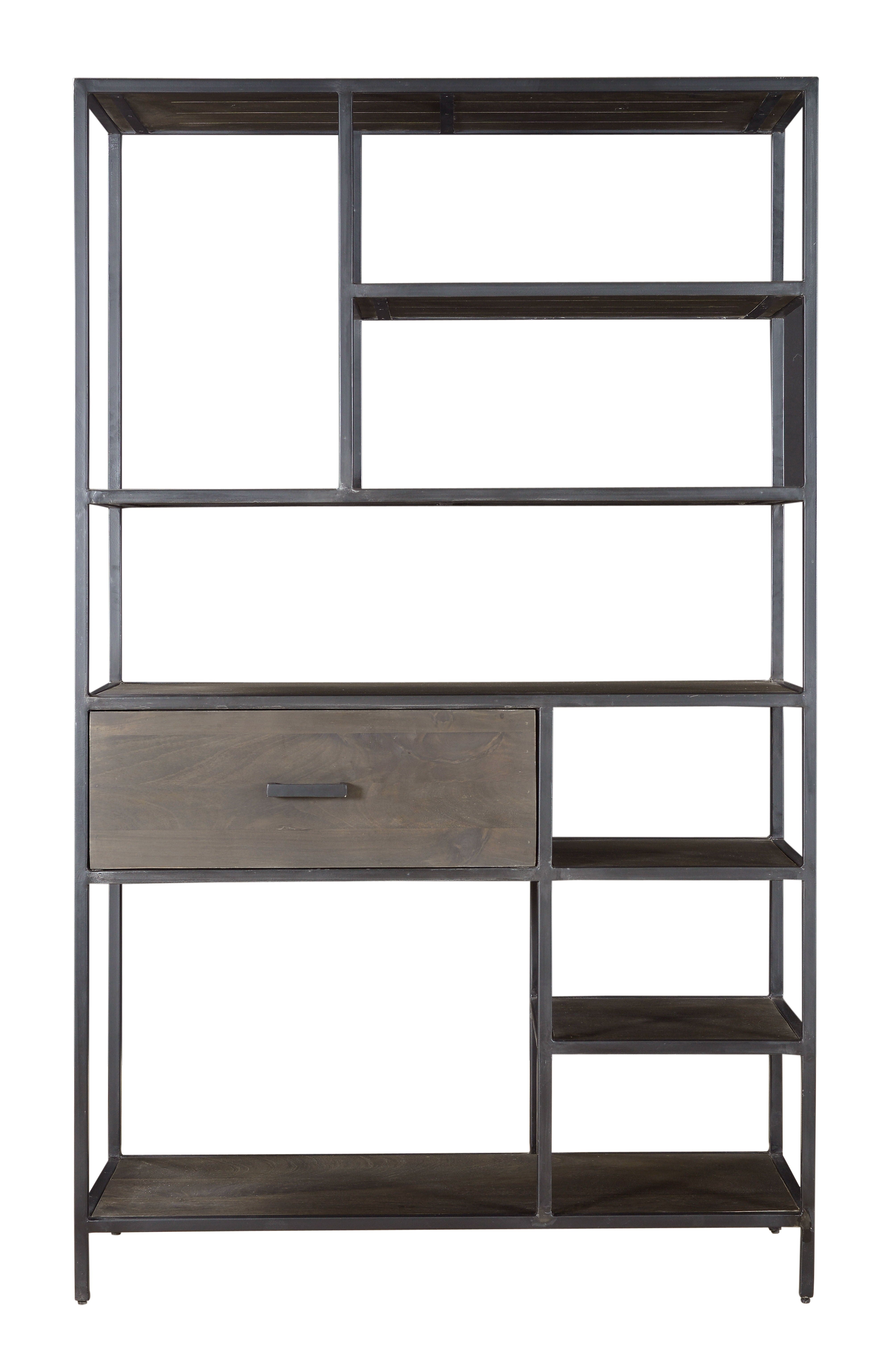 Kramer - One Drawer Bookcase - Ancia Smoke - Premium Etageres from Coast2Coast Home - Just $3712.50! Shop now at brett interiors