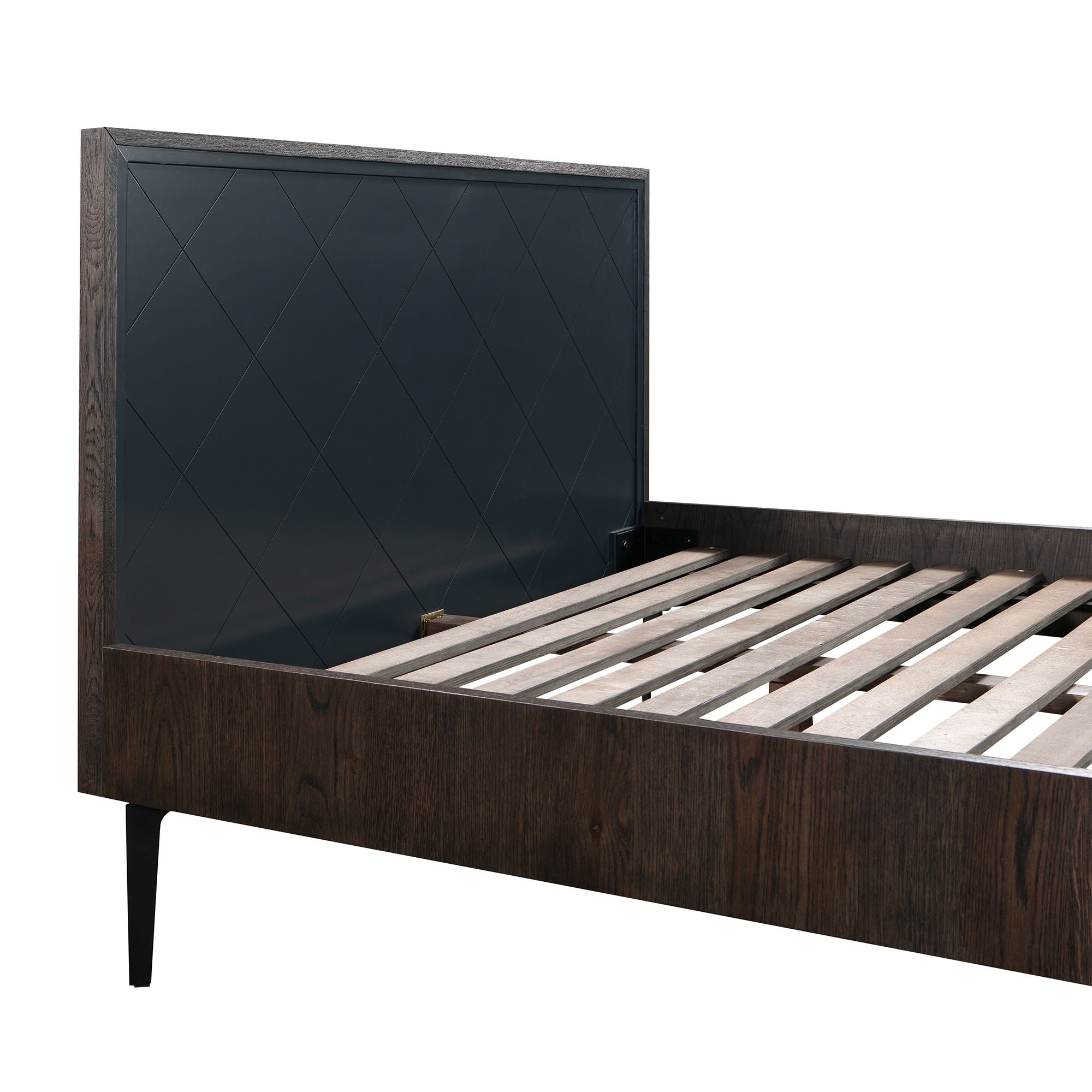 Cross - Platform Bed Frame - Premium Platform Beds from Armen Living - Just $1215! Shop now at brett interiors