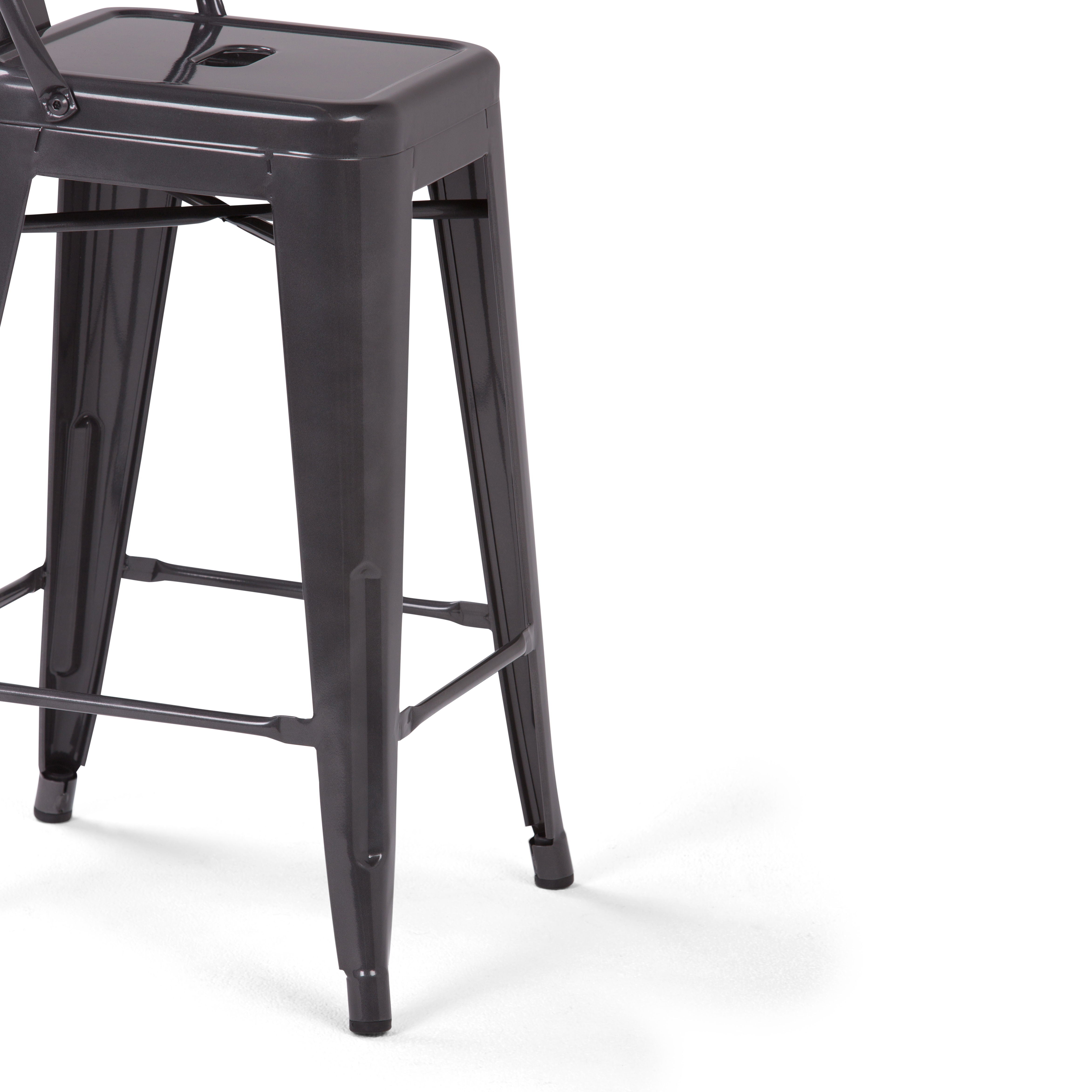 Rayne - 24" Metal Counter Height Stool (Set of 2) - Premium Stool Sets from Simpli Home - Just $149! Shop now at brett interiors