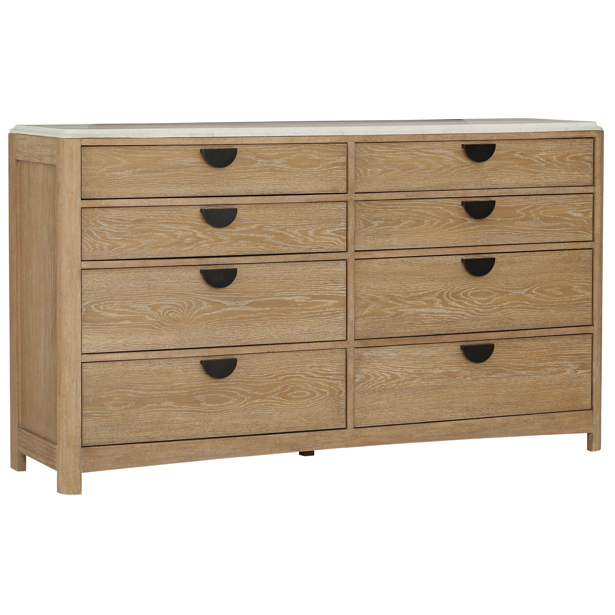 Escape - Bedroom 8 Drawer Dresser And Mirror - Glazed Natural Oak - Premium Dresser & Mirror from Parker House - Just $1620! Shop now at brett interiors