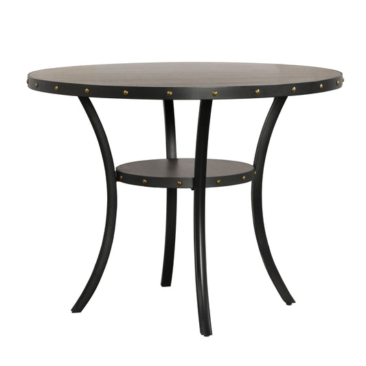 Crispin - Round Counter Table - Gray Wood - Premium Counter Tables from New Classic - Just $322.50! Shop now at brett interiors