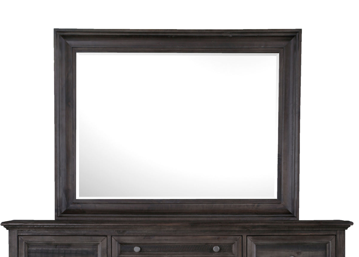 Calistoga - Mirror In Weathered Charcoal - Weathered Charcoal - Premium Bedroom Mirrors from Magnussen Furniture - Just $539! Shop now at brett interiors