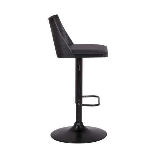 Milan - Adjustable Swivel Bar Stool - Premium Adjustable Height from Armen Living - Just $202.50! Shop now at brett interiors