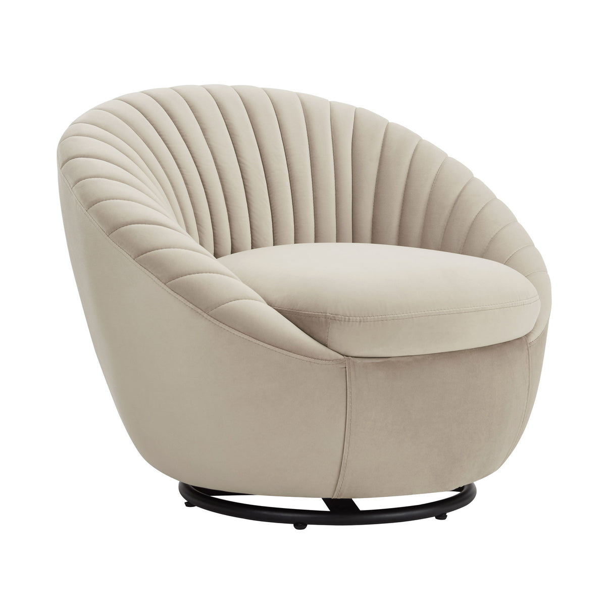 Bella - Velvet Swivel Accent Chair - Premium Swivel Chairs from Armen Living - Just $680! Shop now at brett interiors