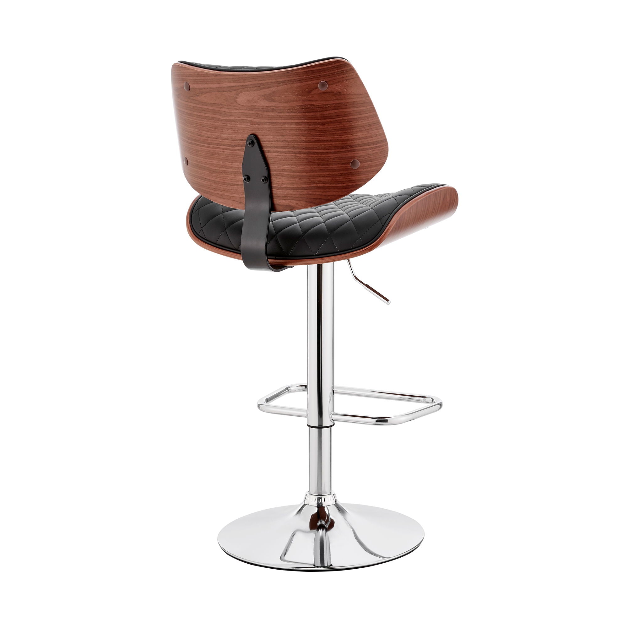 Leland - Adjustable Bar Stool - Premium Adjustable Height from Armen Living - Just $250! Shop now at brett interiors