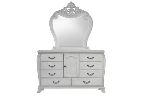 Cambria Hills - Mirror - Mist Gray - Premium Bedroom Mirrors from New Classic - Just $250! Shop now at brett interiors