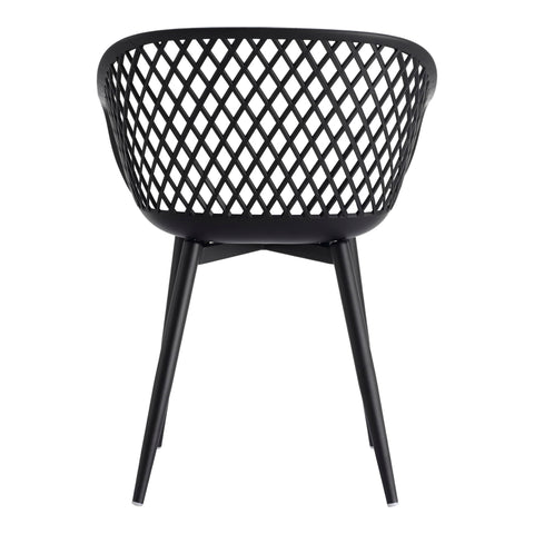 Piazza - Outdoor Chair Chair (Set of 2) - Black - Premium Chair Sets from Moe's Home Collection - Just $572.50! Shop now at brett interiors