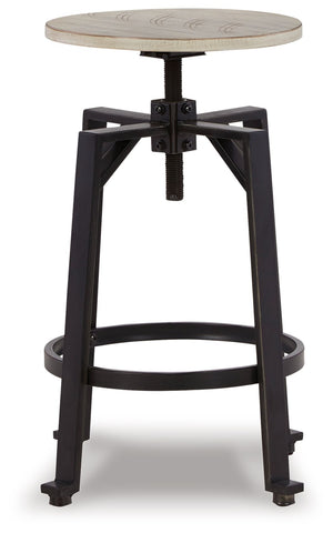 Karisslyn - Whitewash / Black - Swivel Stool (Set of 2) - Premium Stool Sets from Signature Design by Ashley® - Just $231! Shop now at brett interiors