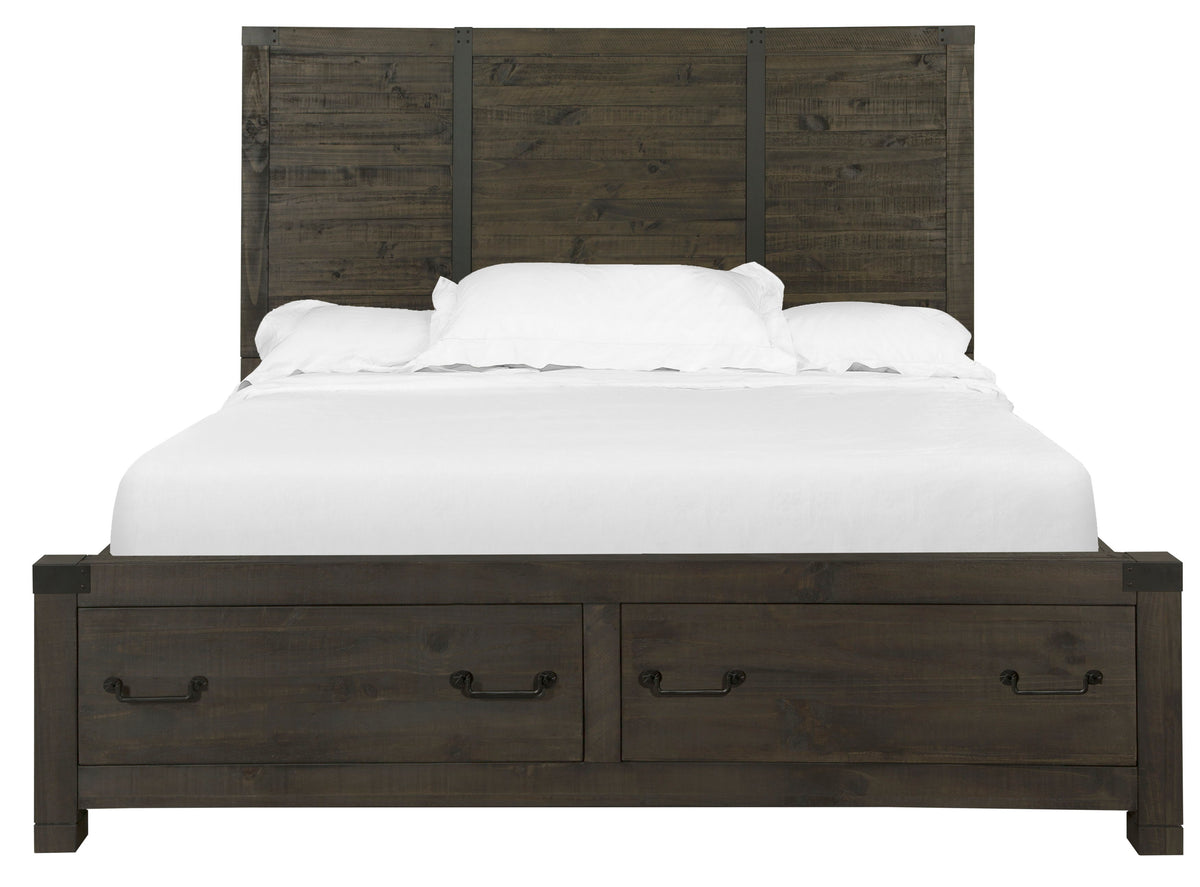 Abington - Panel Bed With Storage - Premium Storage Beds from Magnussen Furniture - Just $1927! Shop now at brett interiors