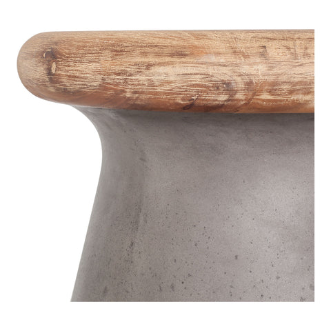 Earthstar - Outdoor Stool - Gray - Premium Side Tables from Moe's Home Collection - Just $722.50! Shop now at brett interiors