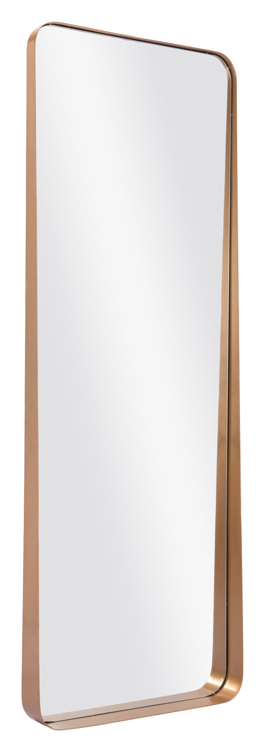 Riga - Mirror - Gold - Premium Floor Mirrors from Zuo Modern - Just $1375! Shop now at brett interiors