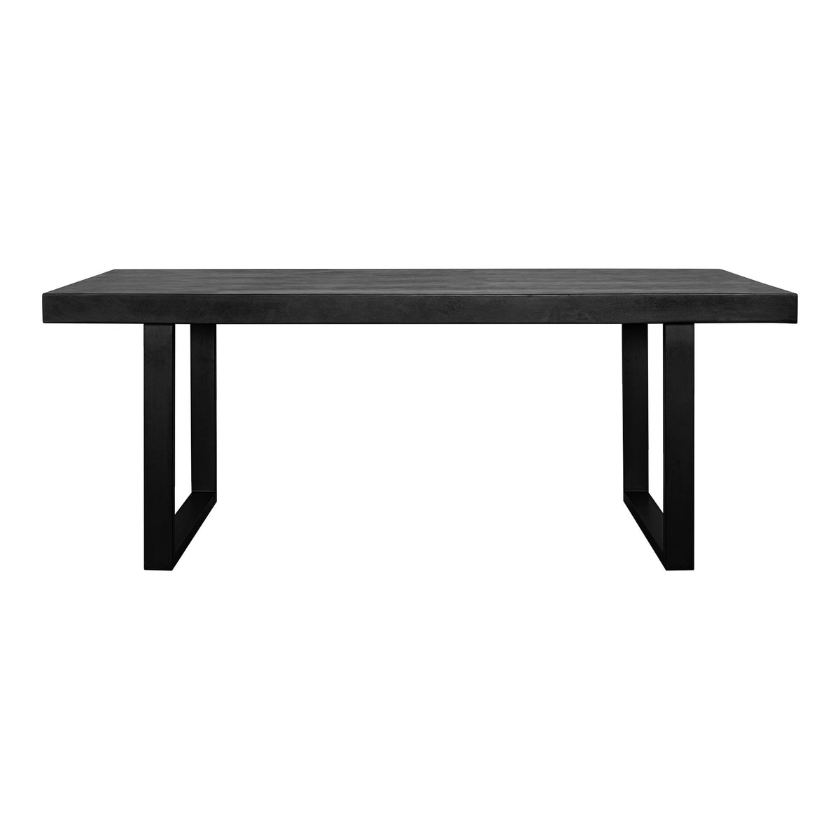 Jedrik - Outdoor Dining Table Large - Black - Concrete - Premium Dining Tables from Moe's Home Collection - Just $4372.50! Shop now at brett interiors