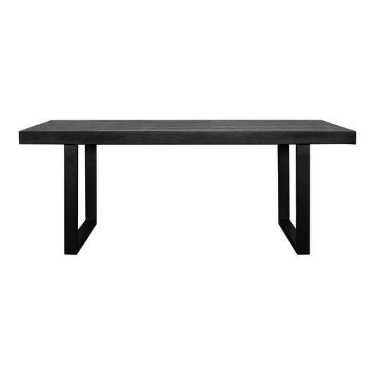 Jedrik - Outdoor Dining Table Large - Black - Concrete - Premium Dining Tables from Moe's Home Collection - Just $4372.50! Shop now at brett interiors