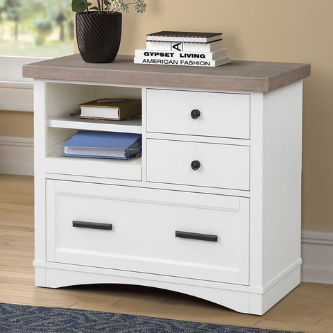 Americana Modern - Functional File with Power Center - Premium Filing Cabinets from Parker House - Just $822.50! Shop now at brett interiors