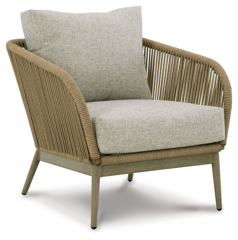 Swiss Valley - Beige - Lounge Chair W/Cushion (Set of 2) - Premium Chair Sets from Signature Design by Ashley® - Just $1011.25! Shop now at brett interiors