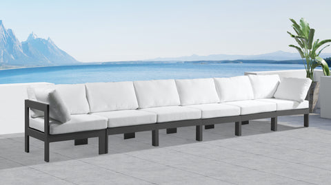 Nizuc - Outdoor Patio Modular Sofa With Frame - White - Premium Sofas from Meridian Furniture - Just $5375! Shop now at brett interiors