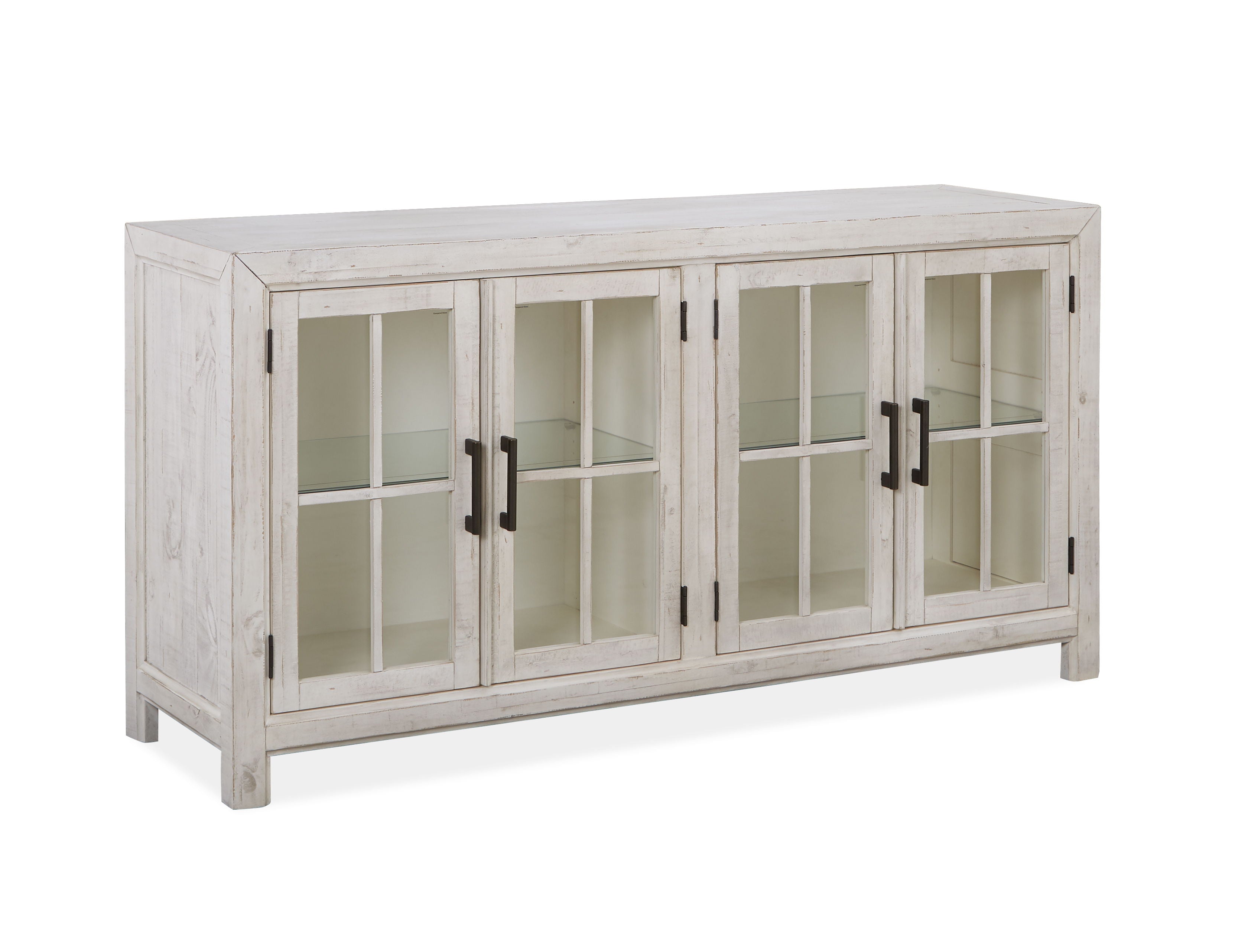 Bronwyn - Buffet Curio - Alabaster - Premium Buffets from Magnussen Furniture - Just $1497.50! Shop now at brett interiors