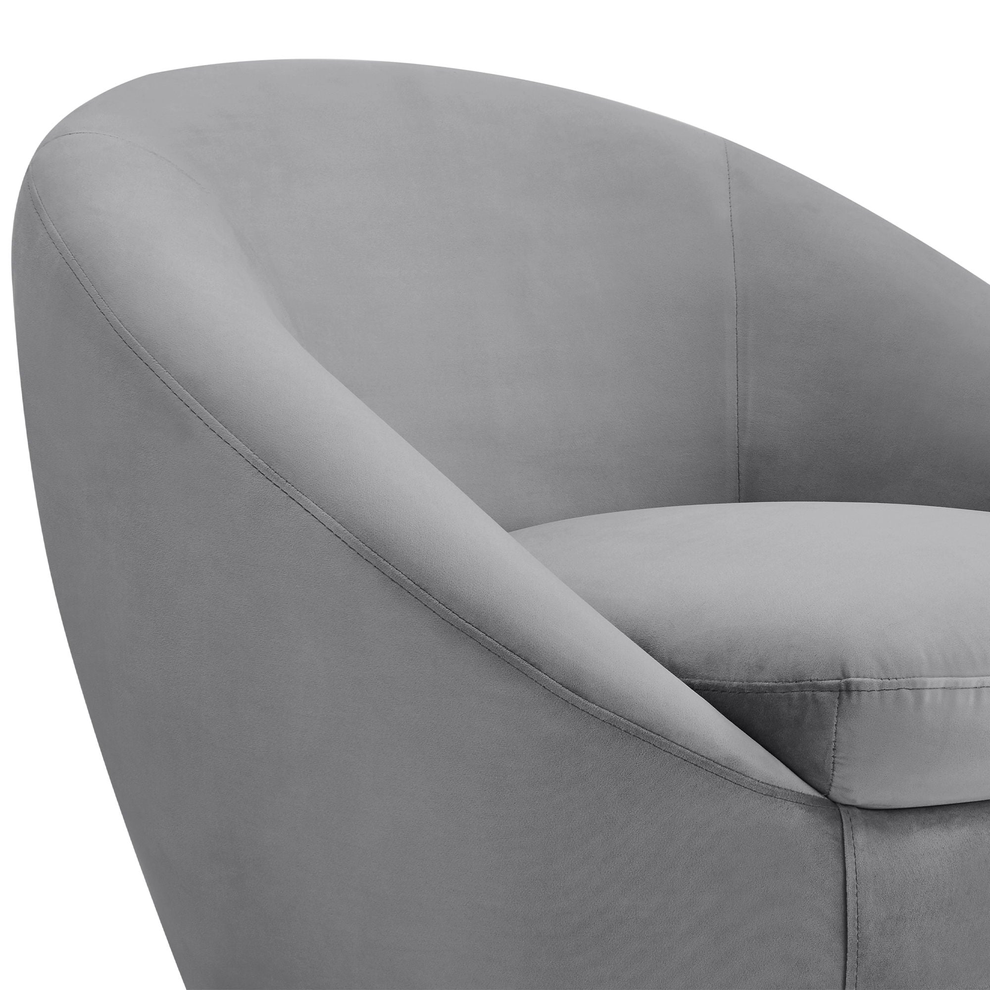 Yves - Velvet Swivel Accent Chair - Premium Swivel Chairs from Armen Living - Just $750! Shop now at brett interiors