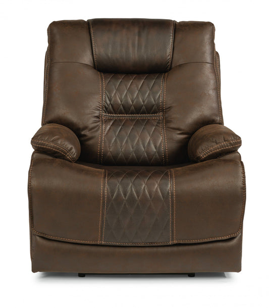 Dakota - Power Recliner with Power Headrest & Lumbar - Premium Reclining Chairs from Flexsteel - Just $1875! Shop now at brett interiors