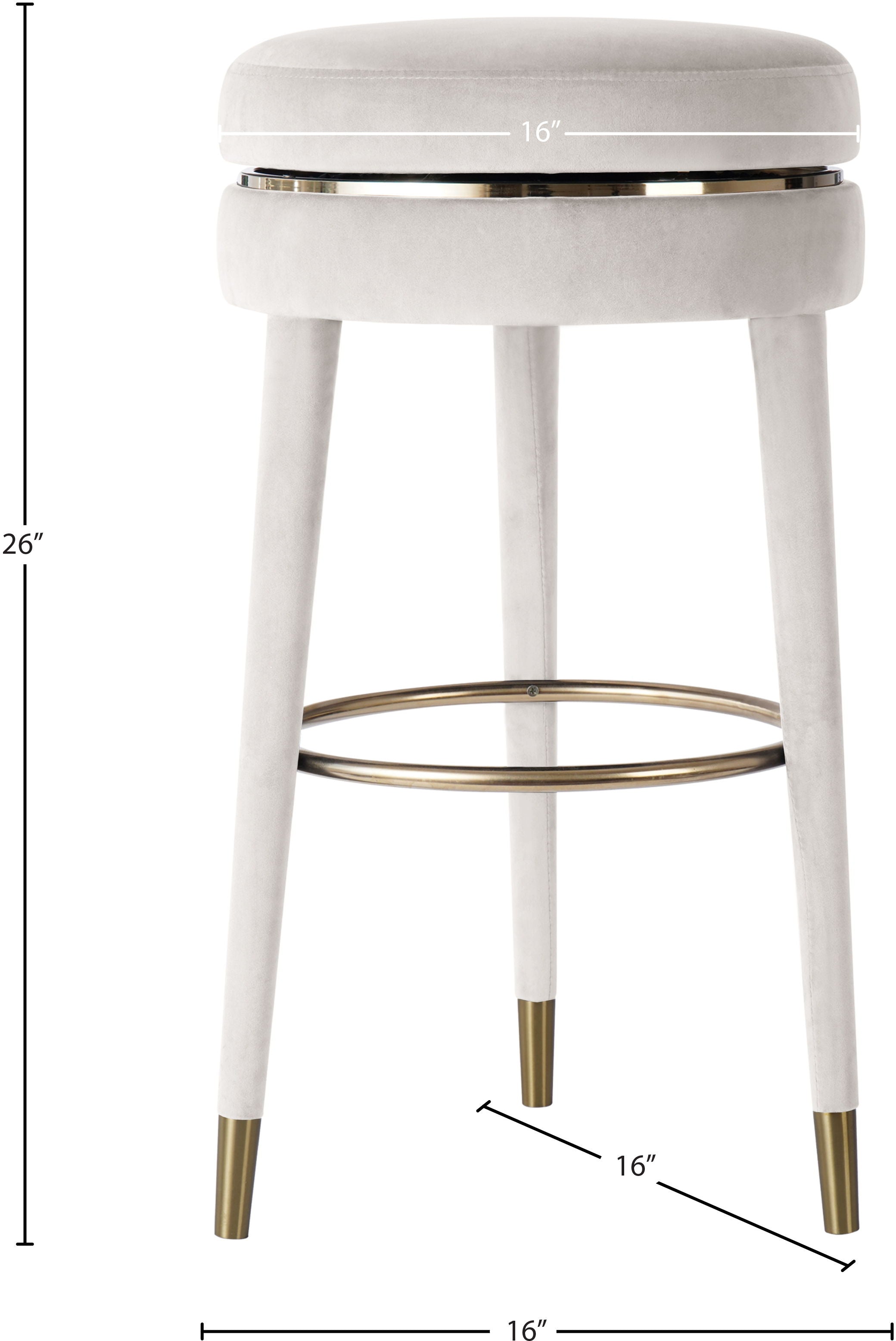 Coral - Counter Stool - Premium Counter Height (24"-27") from Meridian Furniture - Just $337.50! Shop now at brett interiors