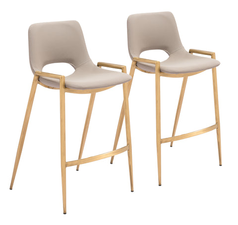 Desi - Counter Stool (Set of 2) - Premium Stool Sets from Zuo Modern - Just $1650! Shop now at brett interiors