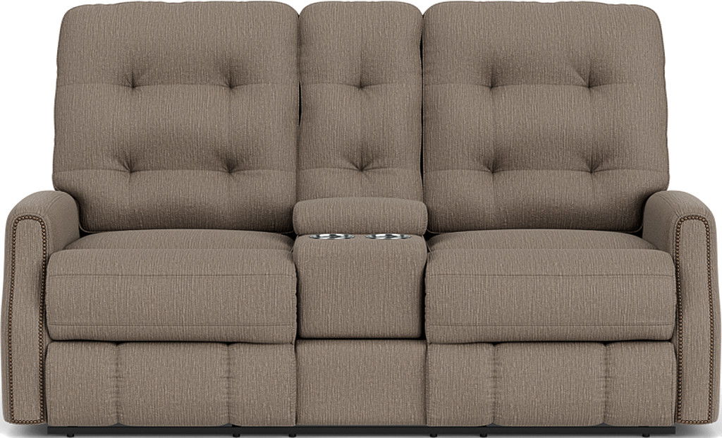 Devon - Loveseat With Console - Premium Reclining Loveseats from Flexsteel - Just $2500! Shop now at brett interiors