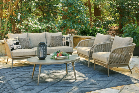 Swiss Valley - Lounge Set - Premium 4 Piece Outdoor Sets from Signature Design by Ashley® - Just $2794.38! Shop now at brett interiors