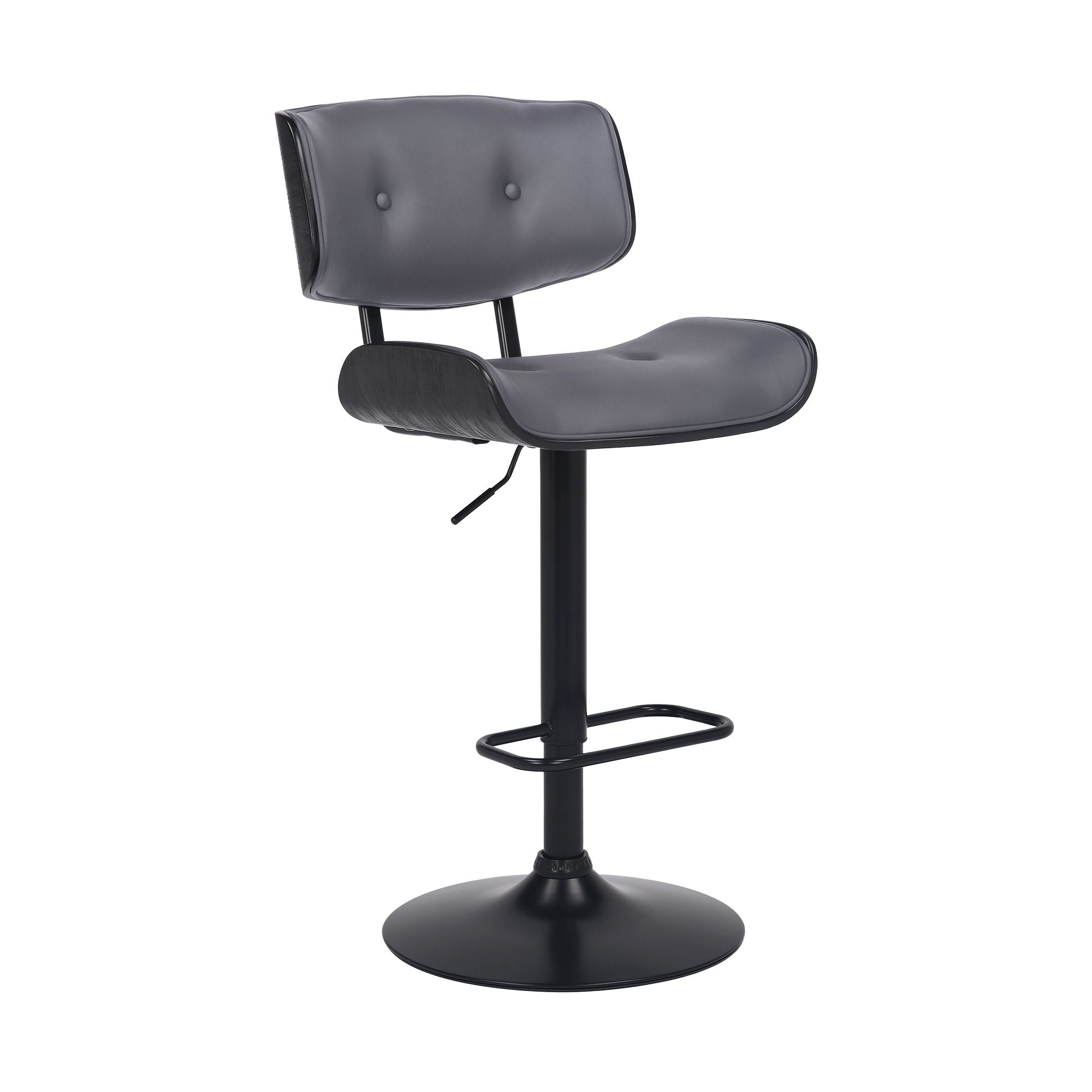 Brooklyn - Adjustable Swivel Bar Stool - Premium Adjustable Height from Armen Living - Just $237.50! Shop now at brett interiors