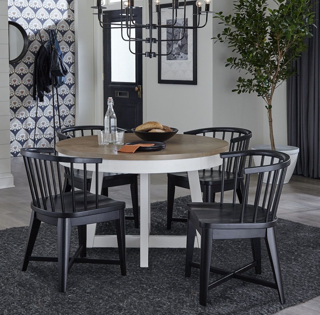 Americana Modern Dining - Barrel Dining Chair (Set of 2) - Black - Premium Chair Sets from Parker House - Just $500! Shop now at brett interiors