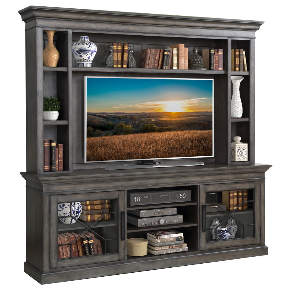 Sundance - Console with Hutch & Backpanel - Premium Entertainment Centers from Parker House - Just $2497.50! Shop now at brett interiors