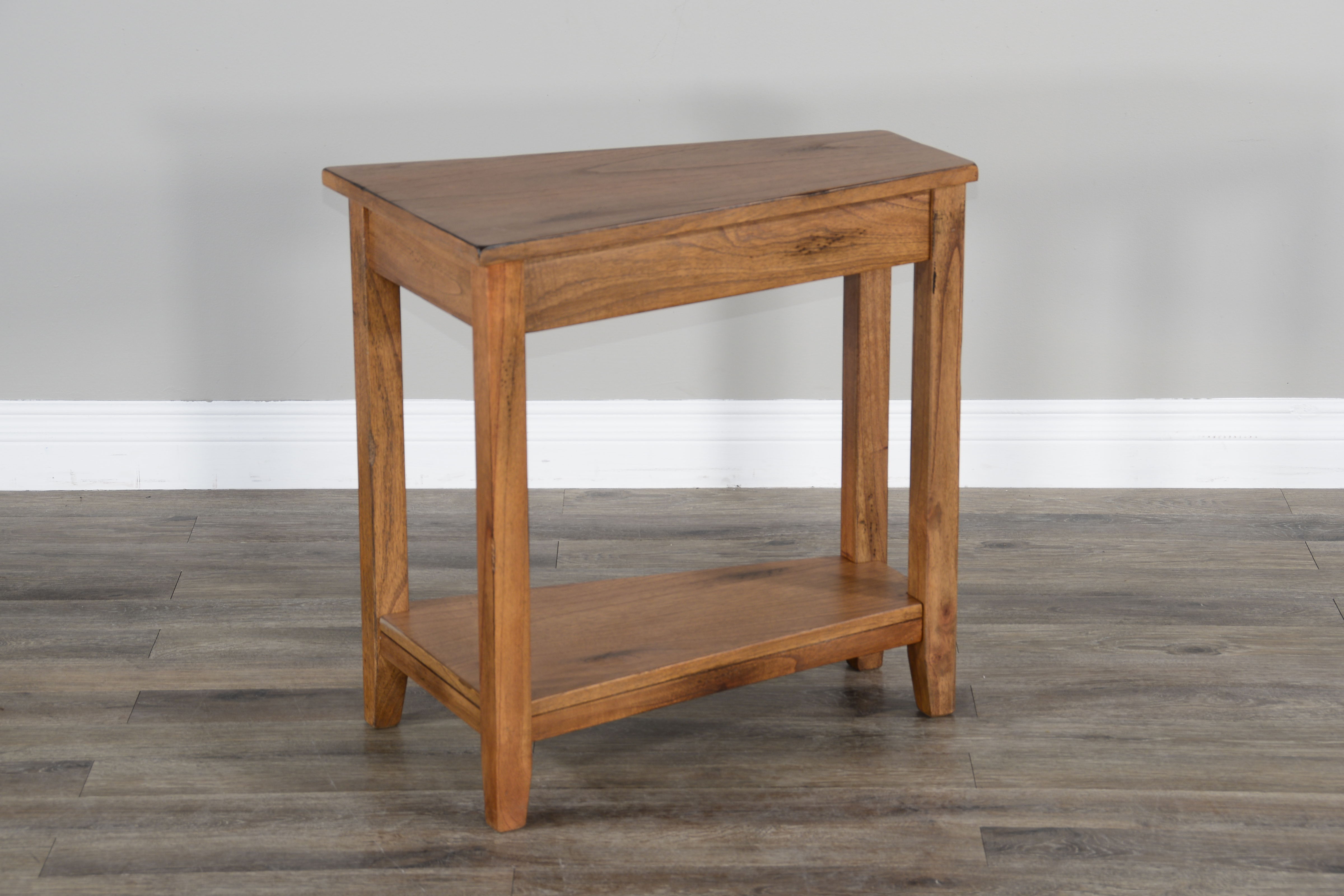 Sedona - Chair Side Table - Rustic Oak - Premium Chair Side Tables from Sunny Designs - Just $164! Shop now at brett interiors