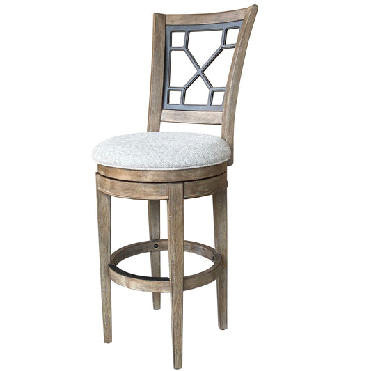 Sundance Dining - Swivel Bar Stool Grid Back - Sandstone - Premium Bar Height (28"-30") from Parker House - Just $300! Shop now at brett interiors