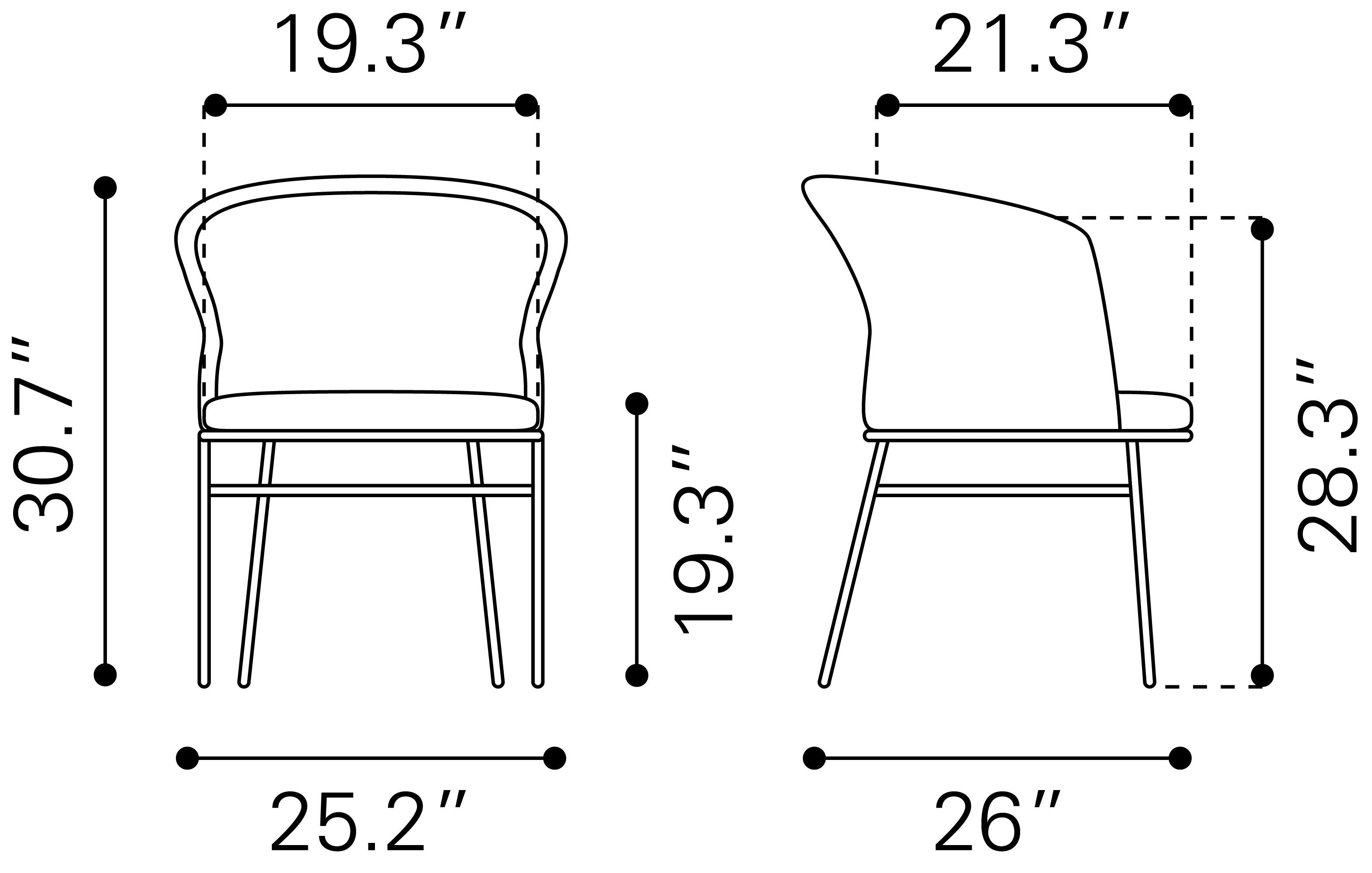 Freycinet - Dining Chair - Premium Arm Chairs from Zuo Modern - Just $1500! Shop now at brett interiors