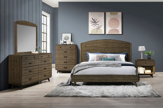 Rex - Nightstand - Walnut - Premium Accent Nightstands from New Classic - Just $250! Shop now at brett interiors