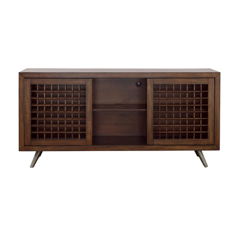 Manchester - Three Sliding Door Credenza - Brown - Premium Credenzas from Coast2Coast Home - Just $4125! Shop now at brett interiors