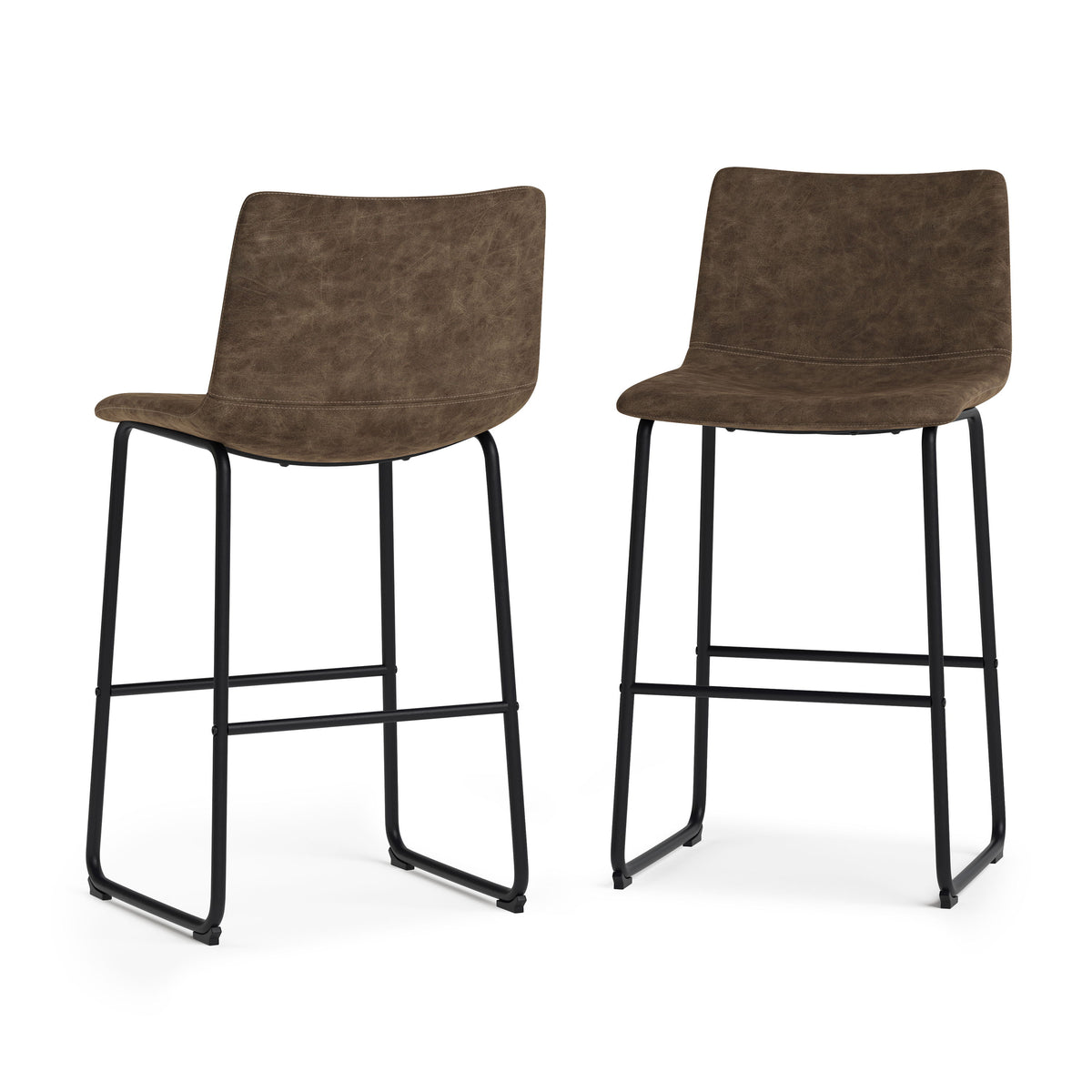 Warner - Bar Stool (Set of 2) - Premium Stool Sets from Simpli Home - Just $199! Shop now at brett interiors