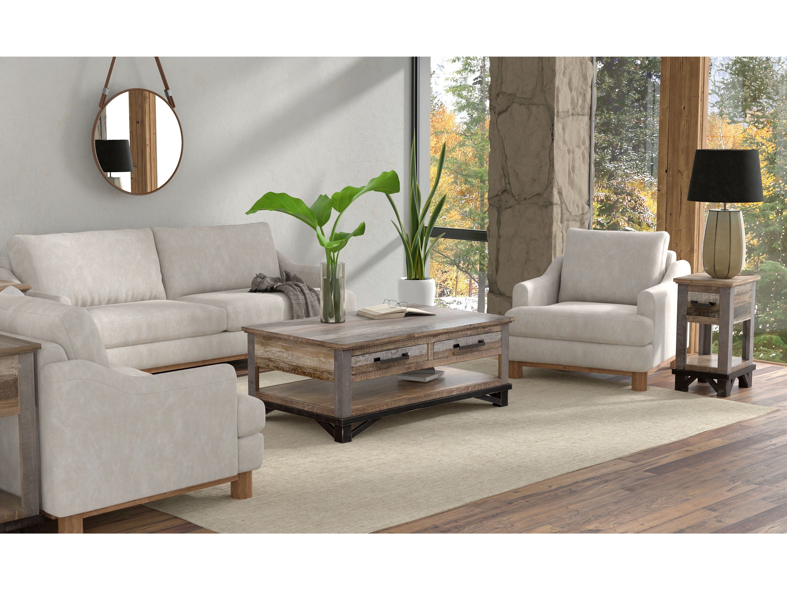 Olimpia - Loveseat - Marfil - Premium Stationary Loveseats from International Furniture Direct - Just $1375! Shop now at brett interiors