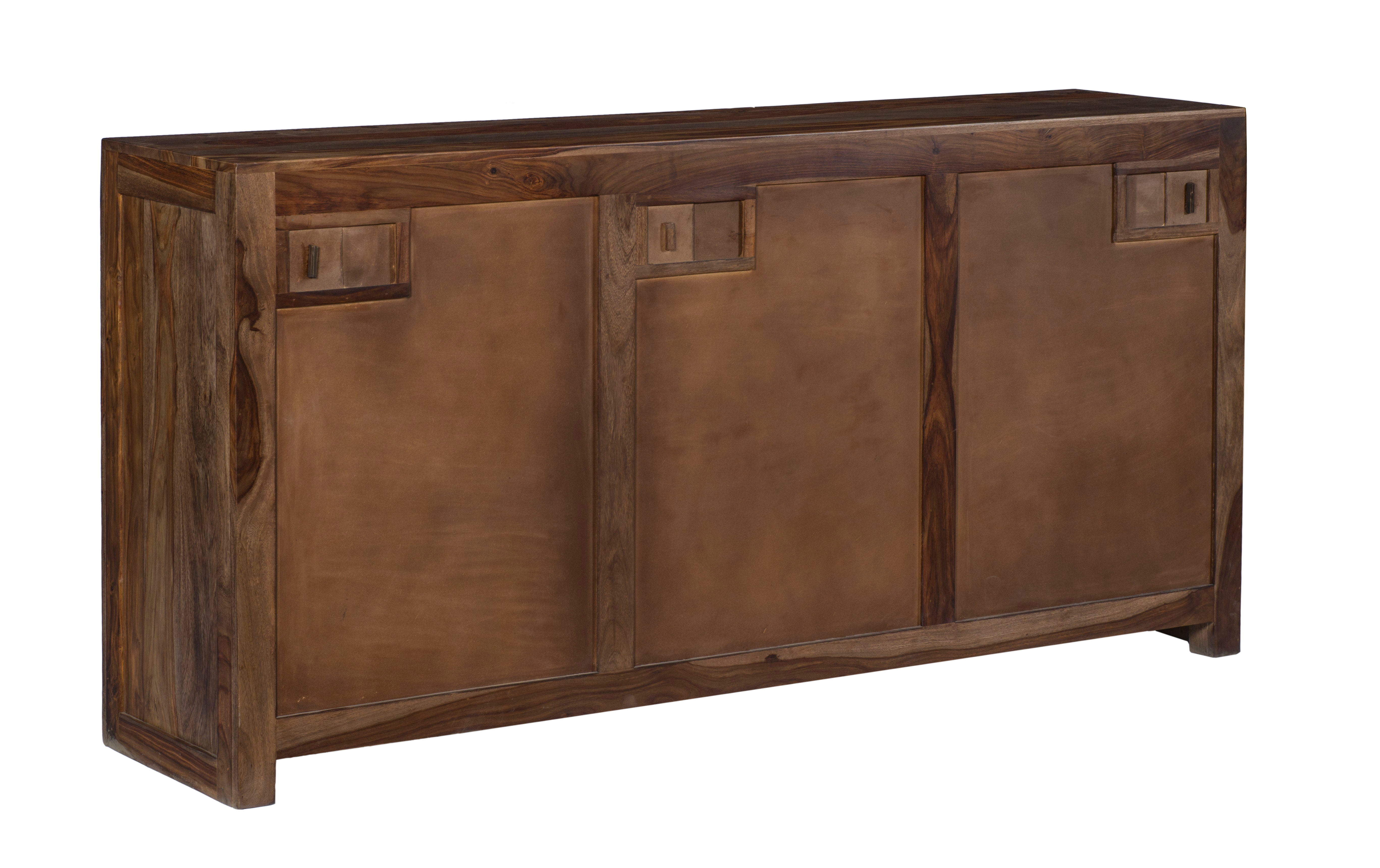 Liam - Four Drawer Two Door Console - Brownstone - Premium Accent Cabinets from Coast2Coast Home - Just $4537.50! Shop now at brett interiors