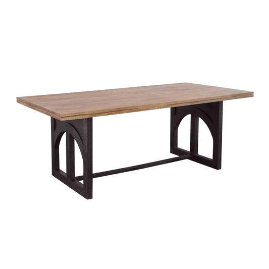 Gateway - Dining Table - Natural / Nightshade Black - Premium Dining Tables from Coast2Coast Home - Just $3960! Shop now at brett interiors