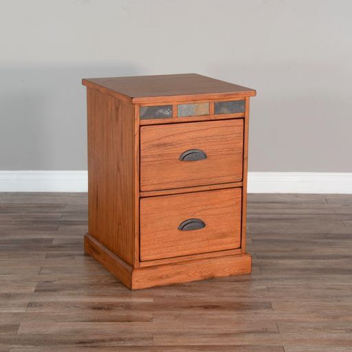 Sedona - Two Drawer File Cabnet - Light Brown - Premium Filing Cabinets from Sunny Designs - Just $482! Shop now at brett interiors