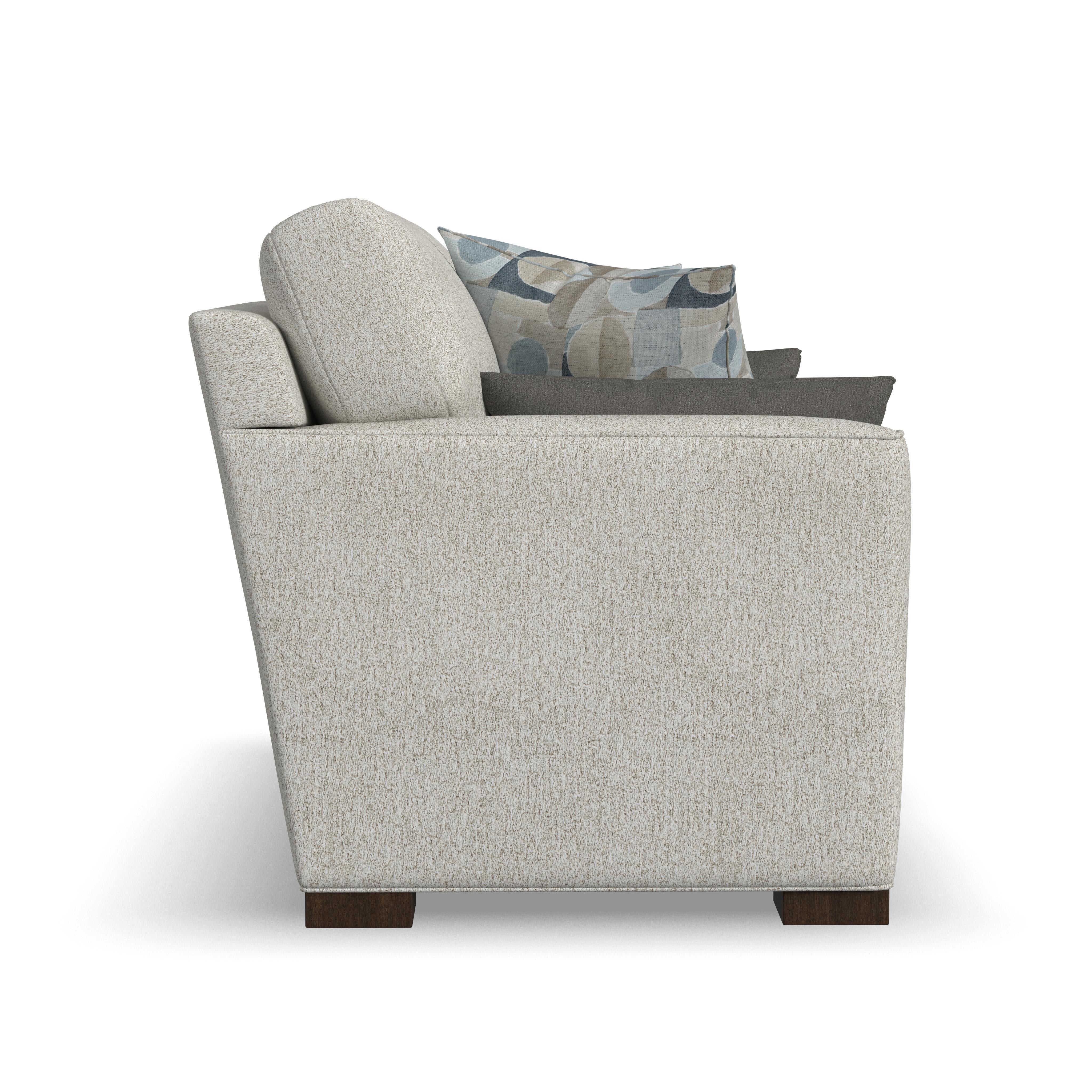 Jasper - Stationary Loveseat - Gray - Premium Stationary Loveseats from Flexsteel - Just $1937.50! Shop now at brett interiors