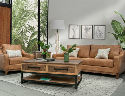 Olivo - Comfort Loveseat - Chocolate Brown - Premium Stationary Loveseats from International Furniture Direct - Just $1325! Shop now at brett interiors