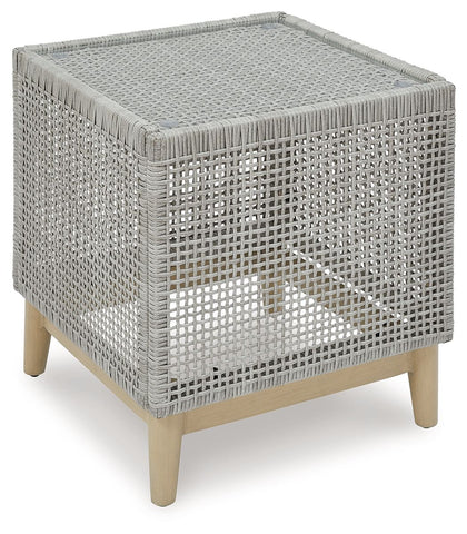 Seton Creek - Gray - Square End Table - Premium End Tables from Signature Design by Ashley® - Just $332.50! Shop now at brett interiors