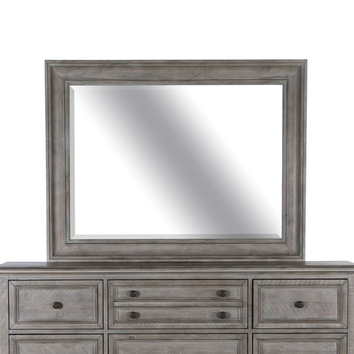 Lancaster - Landscape Mirror - Dovetail Grey - Premium Landscape Mirrors from Magnussen Furniture - Just $539! Shop now at brett interiors