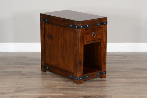 Santa Fe - 25" Chair Side Table - Dark Brown - Premium Chair Side Tables from Sunny Designs - Just $431! Shop now at brett interiors