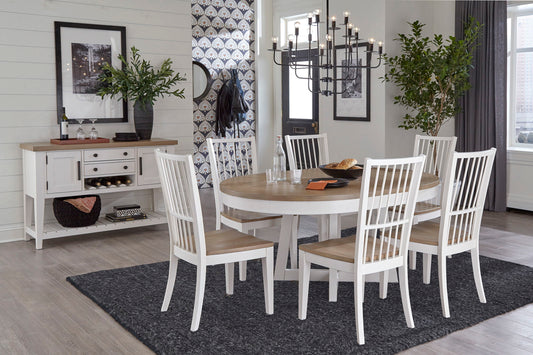 Americana Modern Dining - Spindle Back Dining Chair (Set of 2) - Cotton - Premium Chair Sets from Parker House - Just $325! Shop now at brett interiors