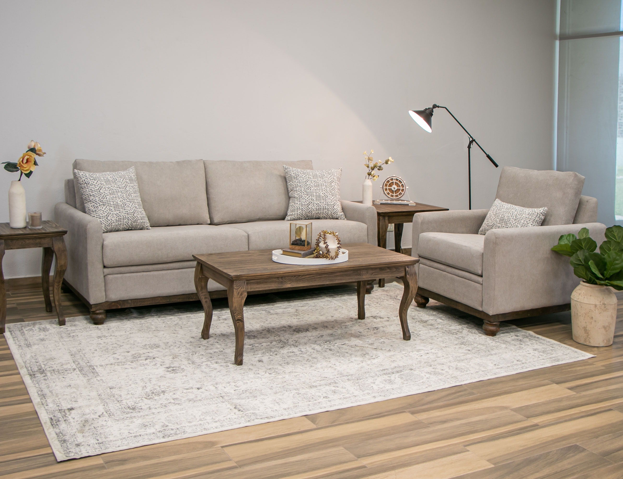 Pueblo Gray - Arm Chair - Premium Arm Chairs from International Furniture Direct - Just $962.50! Shop now at brett interiors