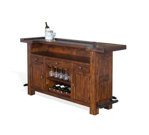 Tuscany - Bar - Dark Brown - Premium Bars & Bar Carts from Sunny Designs - Just $1645! Shop now at brett interiors