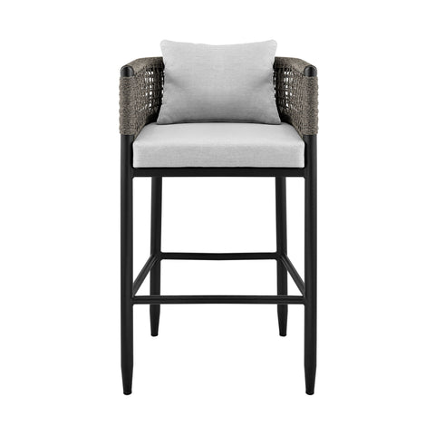 Alegria - Outdoor Patio Bar Stool With Cushions - Premium Counter Height (24"-27") from Armen Living - Just $887.50! Shop now at brett interiors