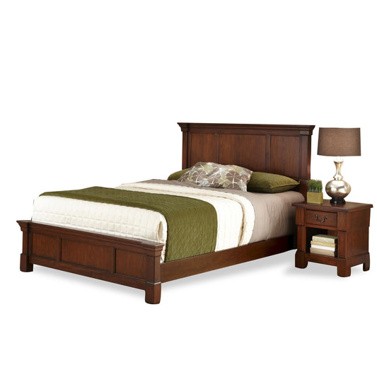 Aspen - Bed and Nightstand - Premium 2 Piece Bedroom Sets from Homestyles - Just $2499.98! Shop now at brett interiors